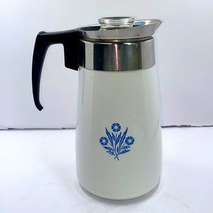 Vintage Corning Coffee Percolator Pot 